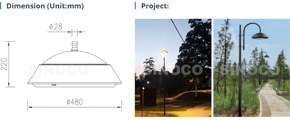 LED Garden Light ST D 32S 03